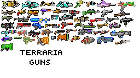 Guns terraria - The Daedalus Stormbow is a Hardmode bow which rains arrows down from the sky, instead of firing them from the bow itself. Each shot fires three arrows with an additional 33.33*1/3 (33.33%) chance to spawn one extra arrow ( one less arrow while using Holy, Unholy, Hellfire, or Jester's Arrows), while only consuming a single arrow from the player's …